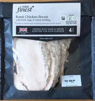 Roast chicken breast with pork, sage & onion stuffing