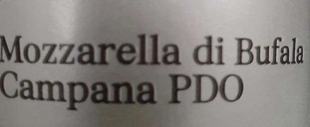 Mozzarella di Bufala Campana DOP