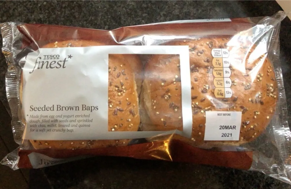 Seeded brown baps