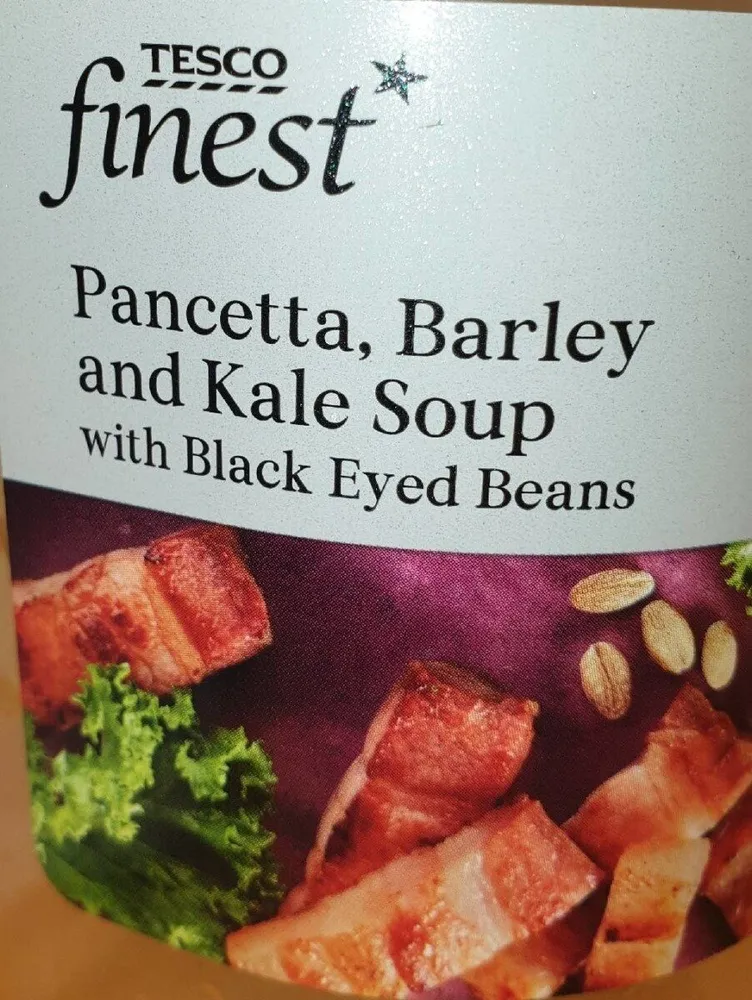 Pancetta Barley and Kale soup