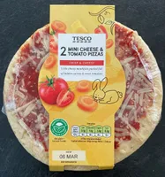 2 Mini Cheese & Tomato Pizzas