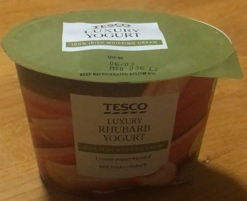 Luxury Rhubarb Yogurt