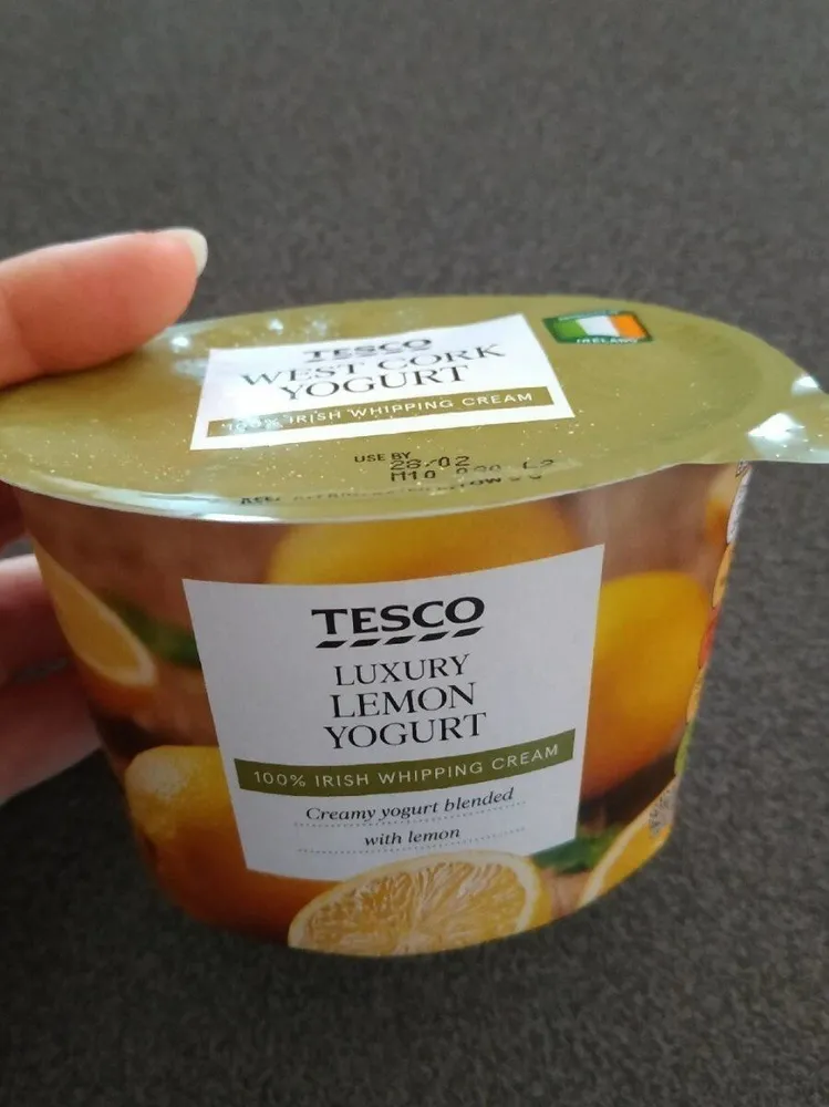 Luxury lemon yogurt