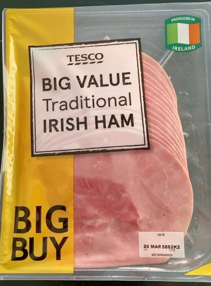 Traditional irish ham