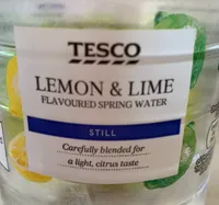 Tesco Lemon & Lime Spring Water