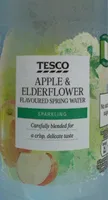 Apple and elderflower flavoured spring water
