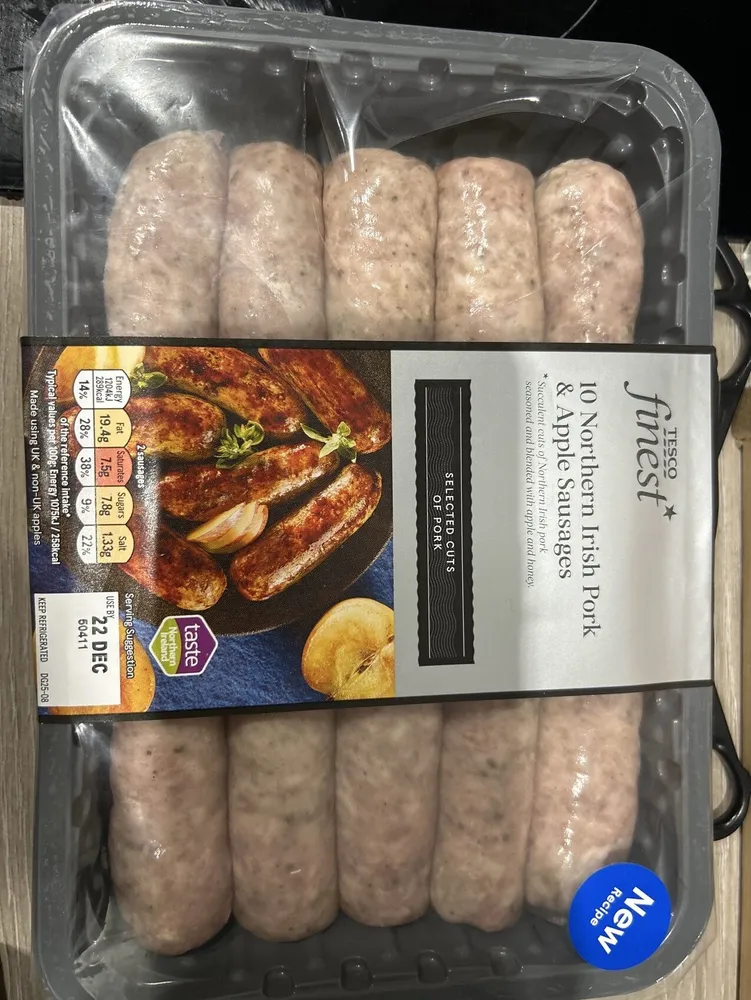 Finest Pork and Apple Sausages