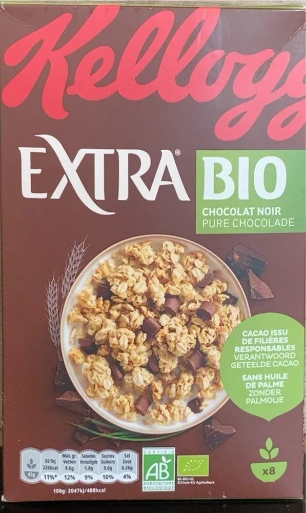 Kellogg's Extra bio chocolat noir