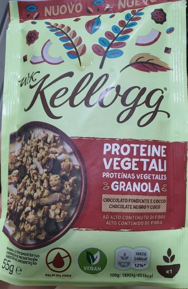 W.k. kellogg proteínas vegetales