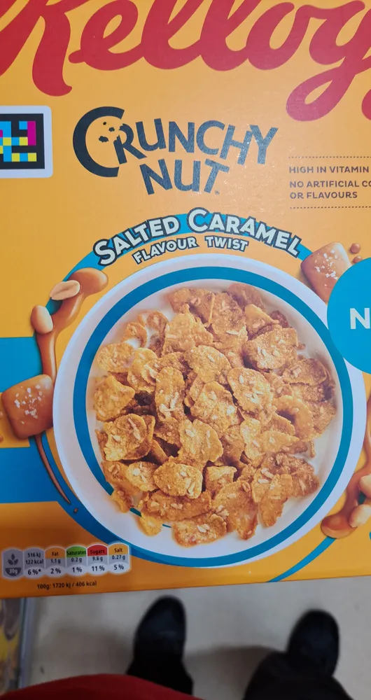 Crunchy nut salted caramel