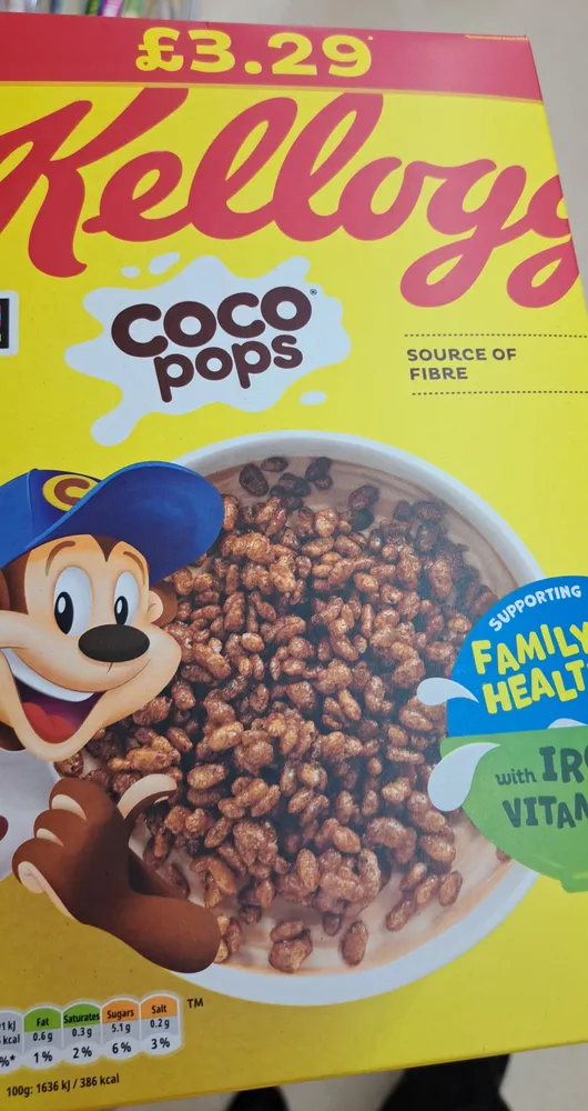 Kelloggs coco pops