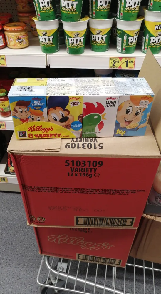 Kelloggs variety pack
