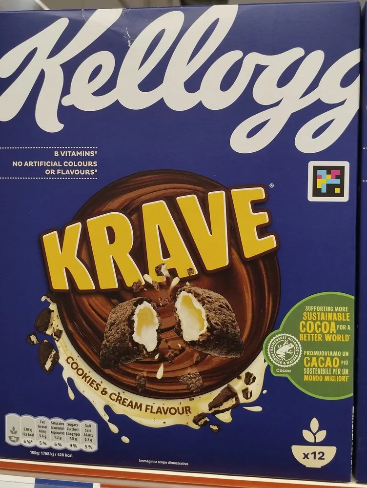 Kelloggs Cookies & Cream Krave 375g