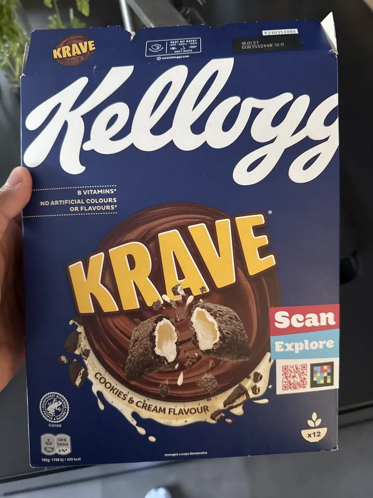 Krave Cookies & Cream Flavour