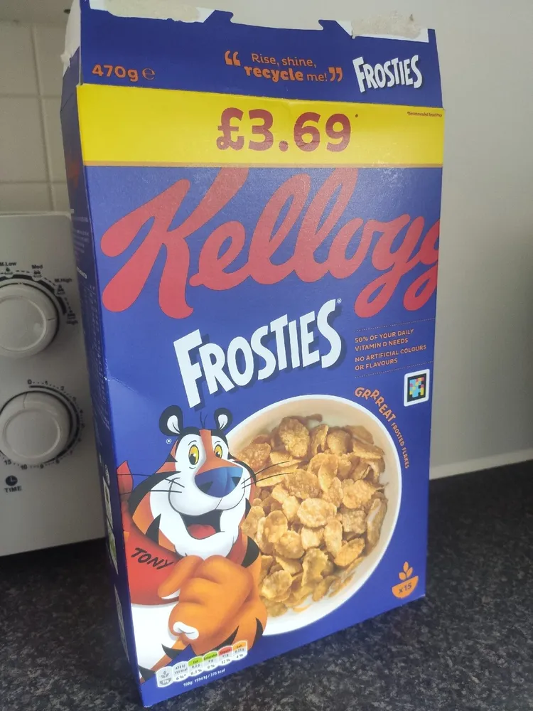 €3.69 Kellog FROSTIES 50% OF YOUR DAILY VITAMIN D