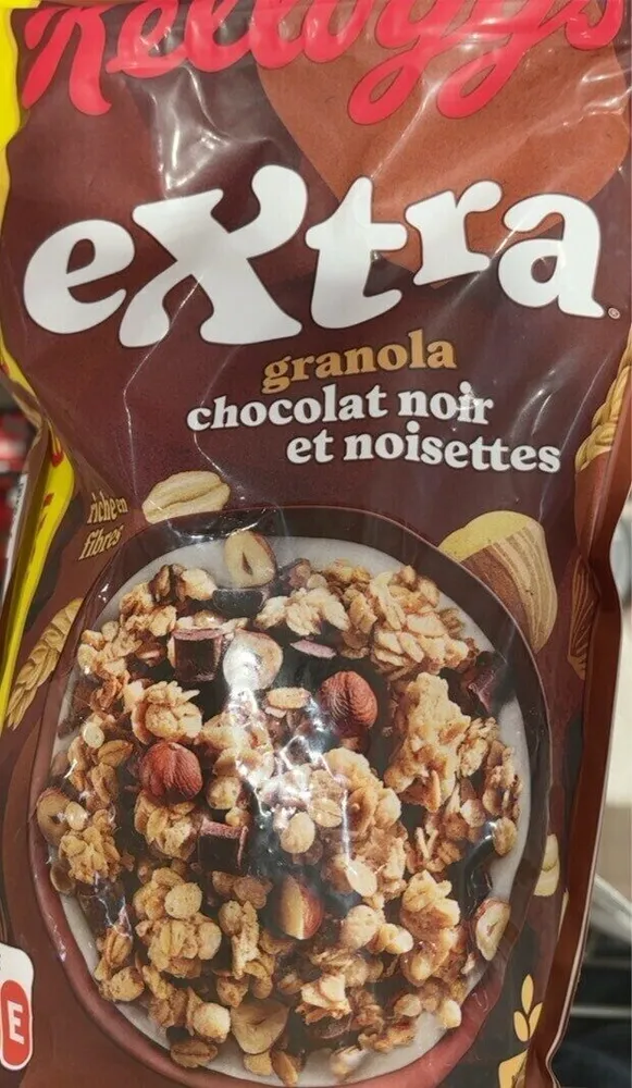 Granola chocolat noir et noisettes