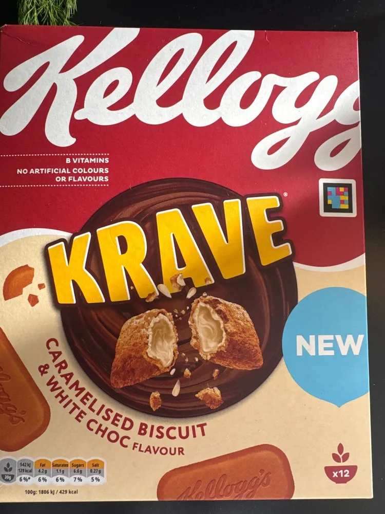 Caramelised Biscuit & White Choc Krave