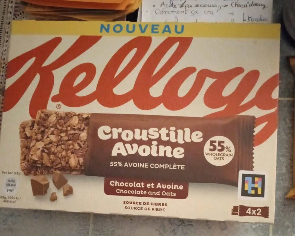 Croustille Avoine et chocolat