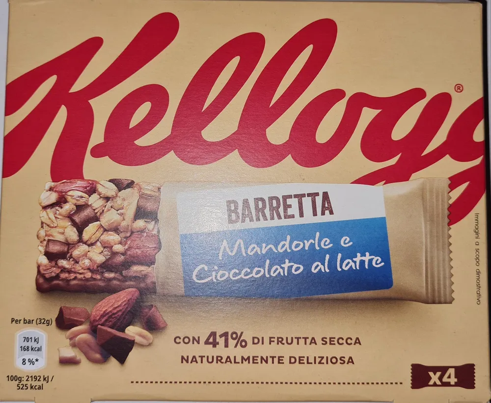 Barretta Mandorle e Cioccolato al latte