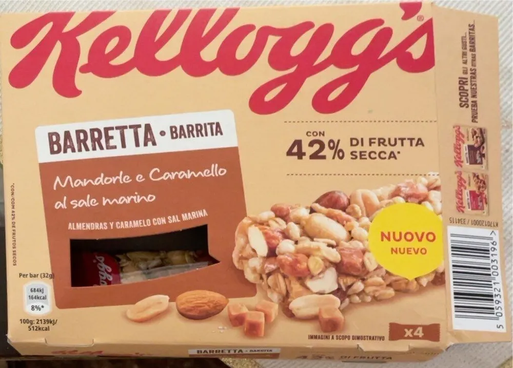 Barretta Mandorle e Caramello al sale marino