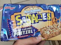 Squares salted caramel pretzel