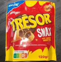Trésor Snax goût chocolat noisettes
