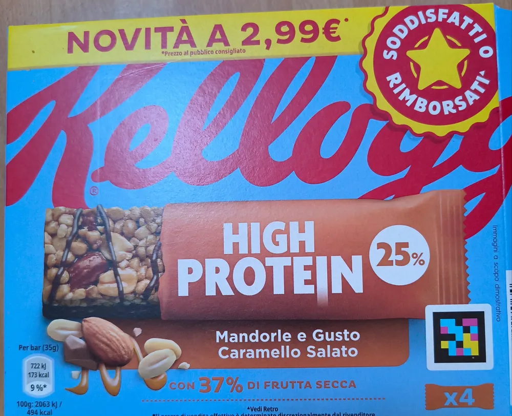High Protein, Mandorle E Gusto Caramello Salato
