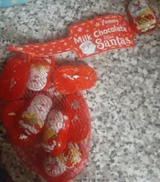 Milk chocolate filles santas