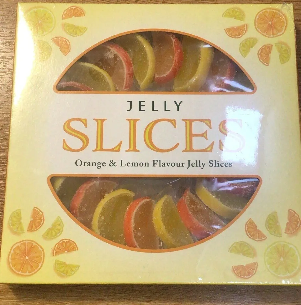 Orange and lemon jelly slices
