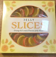 Orange and lemon jelly slices