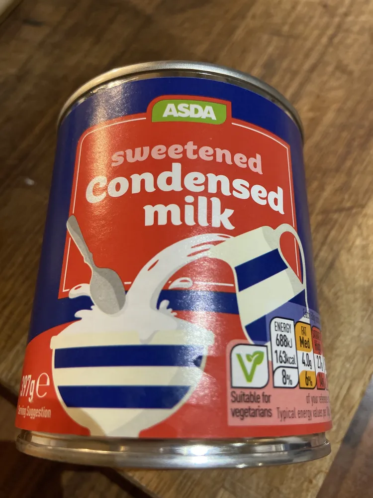 Sweetened condensed milk