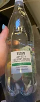 Apple and elderflower sparkling water