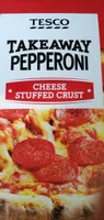 takeaway pepperoni pizza cheese stuffed crust