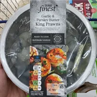 Garlic & butter king prawns