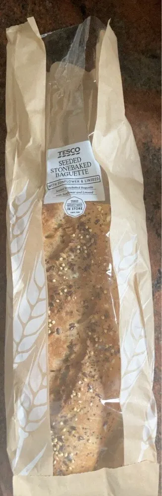 Seeded stonebaked baguette