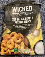 Sea salt & pepper pretzel thins