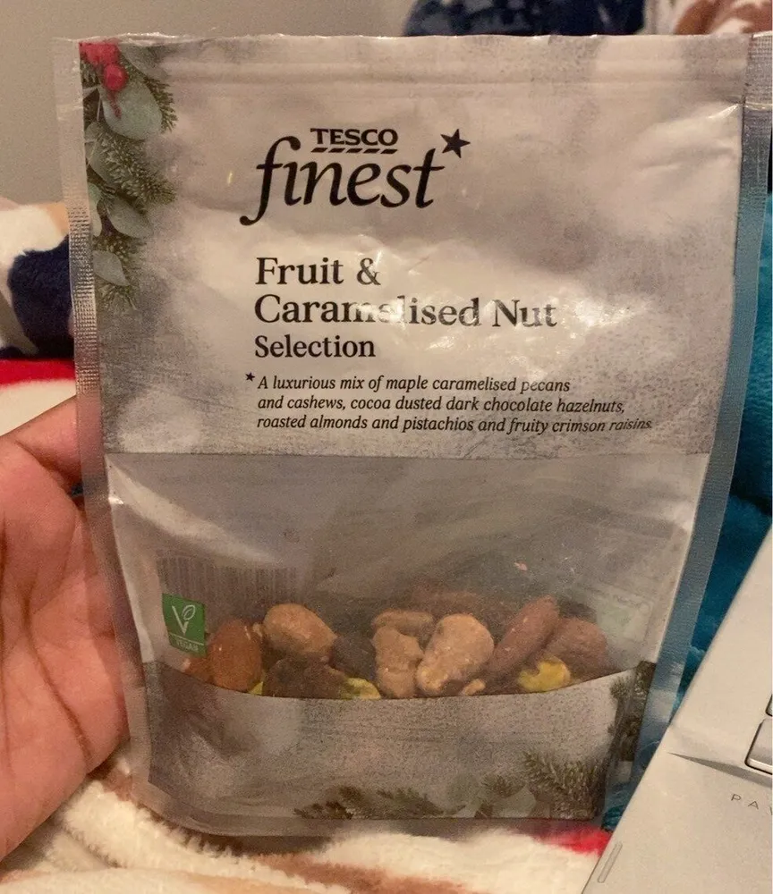 Fruit& caramalised nut selection