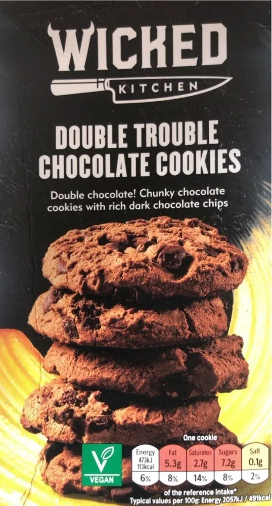 Double trouble chocolate cookies