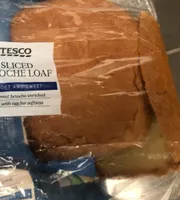 Sliced brioche loaf