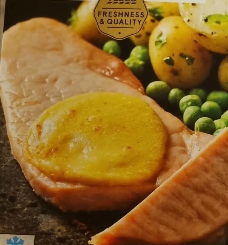 gammon steak with rarebit cheese melt