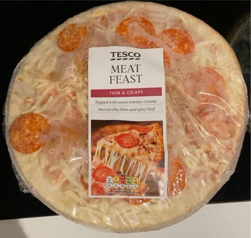 Meat feast pizza