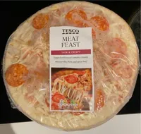 Meat feast pizza