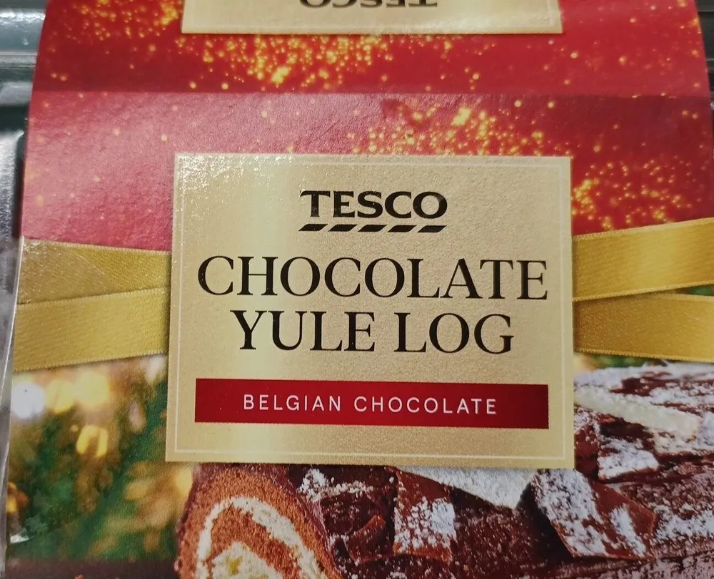 Tesco Chocolate Yule Log