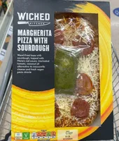 Margherits pizza with sourdough