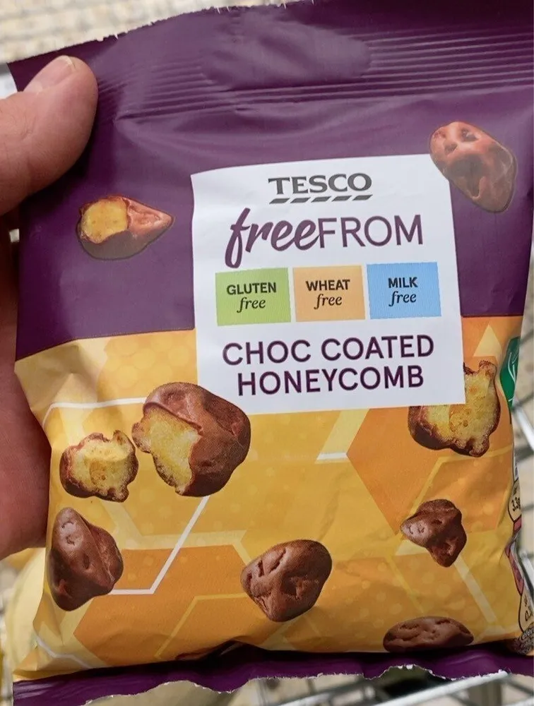 FREE FROM CHOC COATED HONEYCOMB