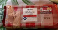 All butter shortbread fingers