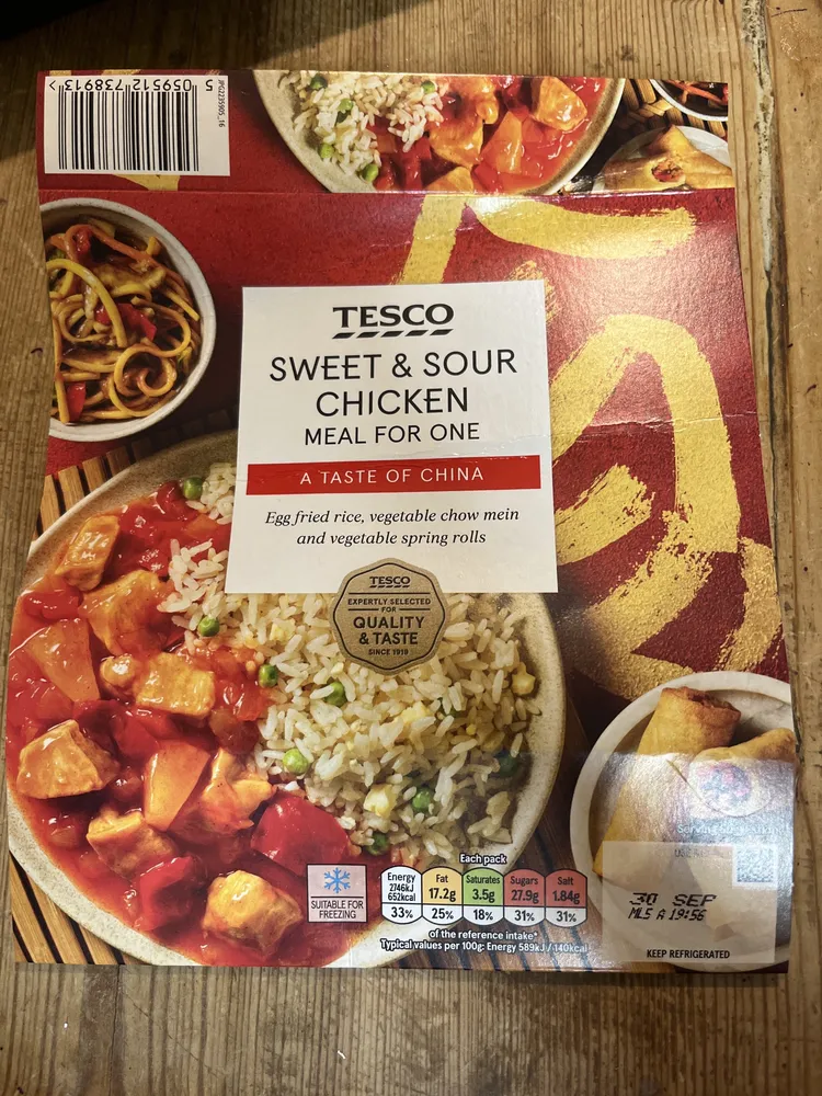 Sweet & Sour Chicken 500g Pack