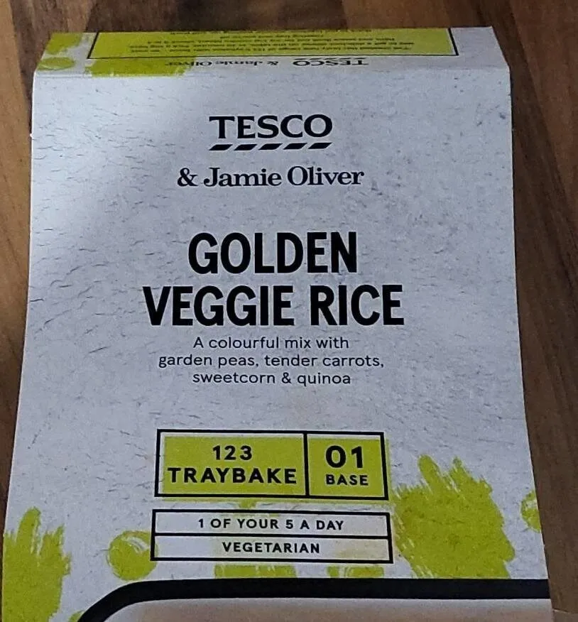 Golden veggie rice