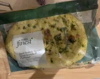 Basil pesto flat bread
