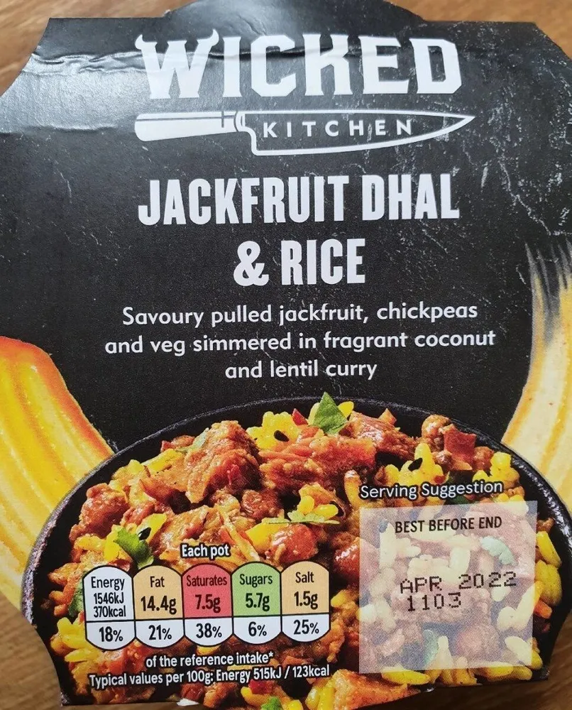 Jackfruit Dhal & Rice